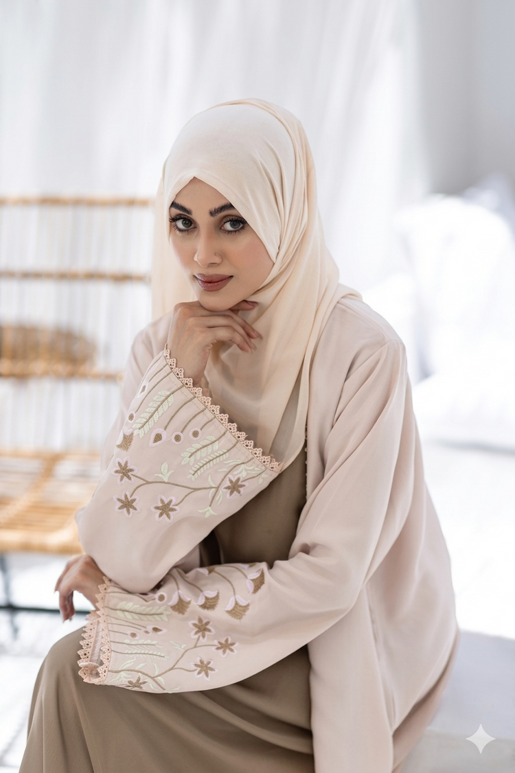 Coloured Abaya