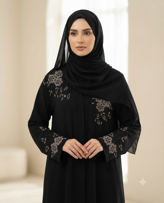 Premium Embroidered Modest Wear for Women-Celeste
