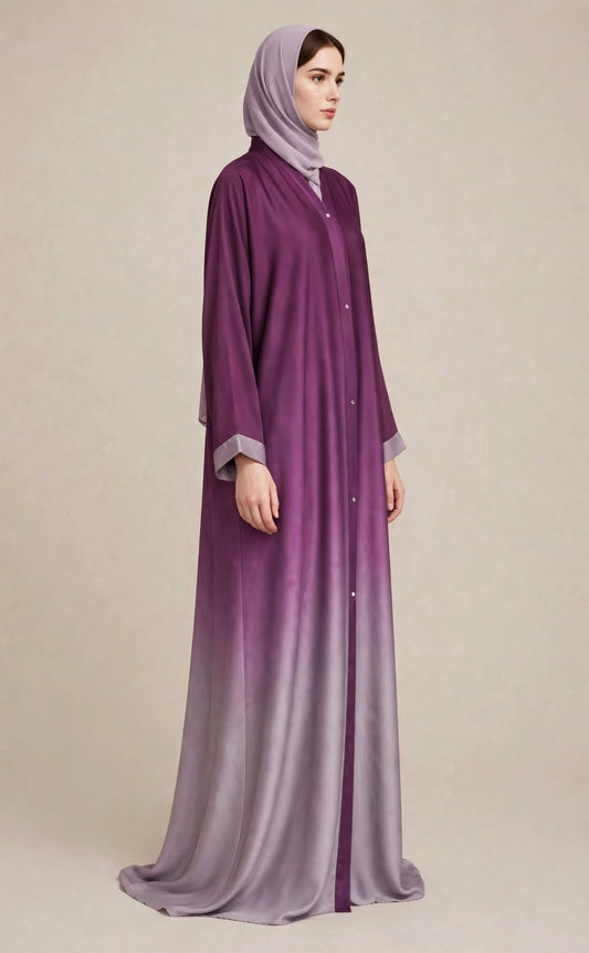 Ombre Abaya- 2 Tone