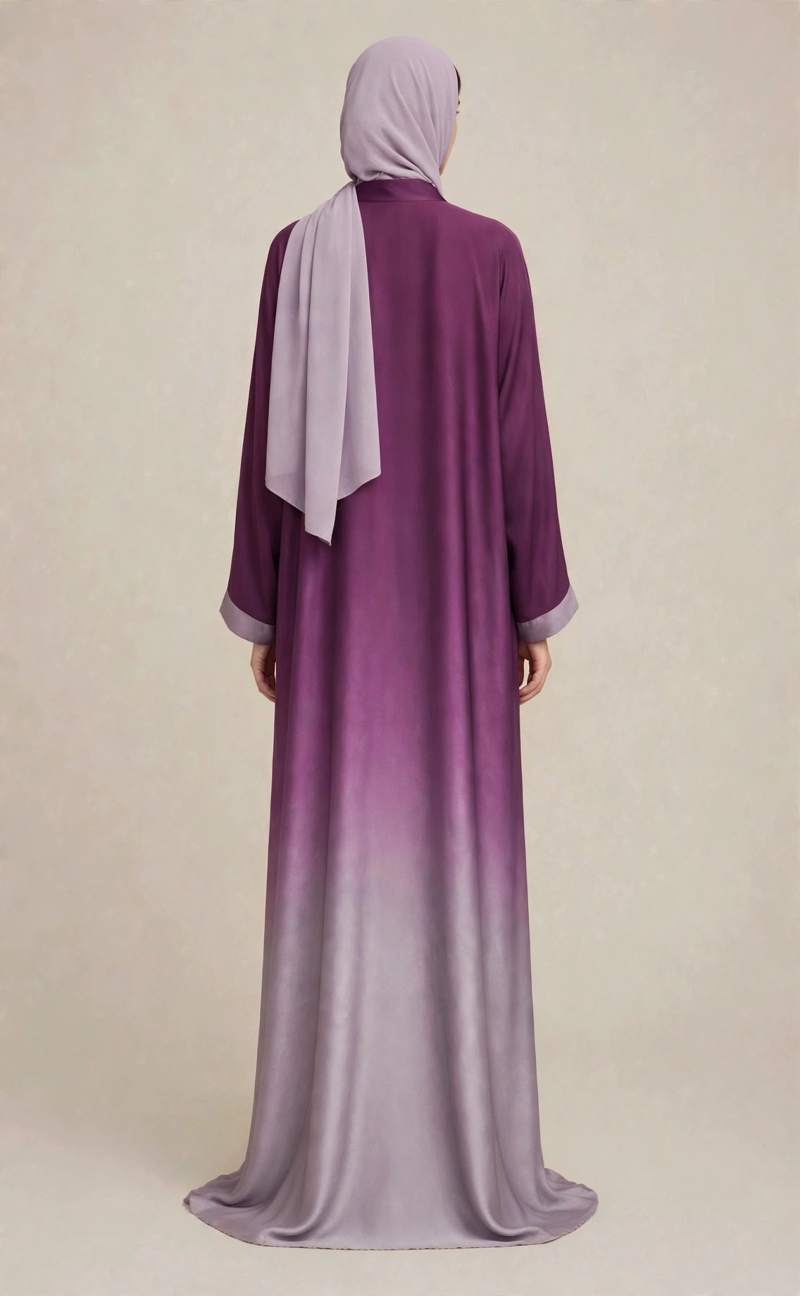 Ombre Abaya- 2 Tone