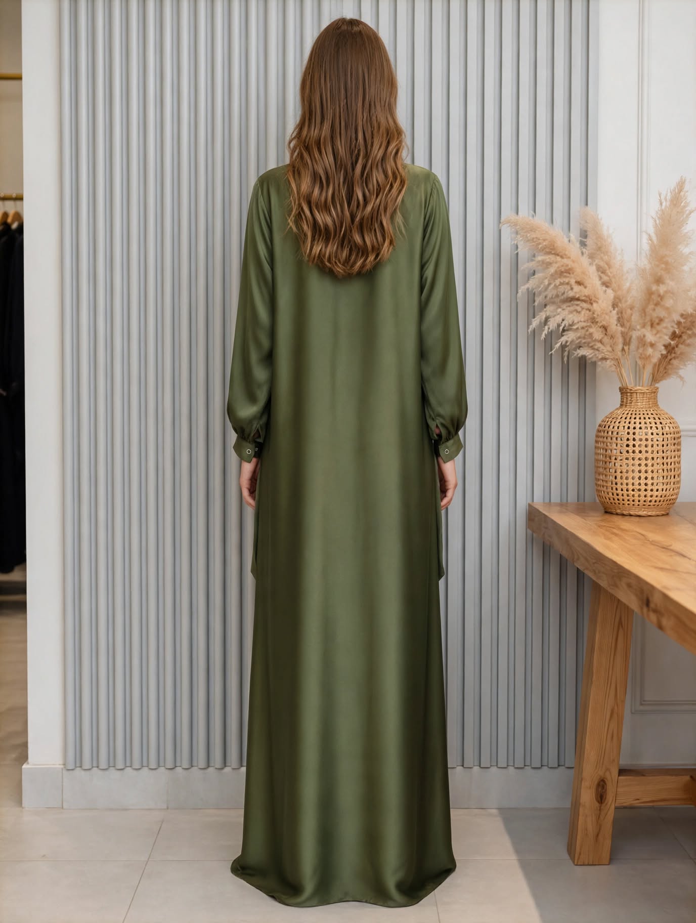 Nida Button-Down Abaya - Sadi